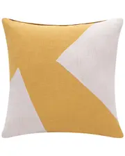 LR Home Scarlett Modern Colorblock Handmade Throw Pillow