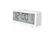 Sansai LED LCD Digital 12 24h Alarm Snooze Clock Date Temperature 5.2" Display