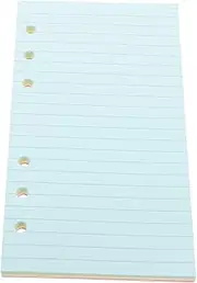 SEWACC Refillable Planner Notebook 50 Page Loose Leaf Paper Lined Colored Pages