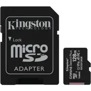 Kingston Canvas Select Plus SDCS2 128 GB Class 10/UHS-I (U1) microSDXC - 1 Pack - 100 MB/s Read