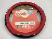 Bell 97396-9 Action Grip Red Steering Wheel Cover W/ Hyperflex Core 14.5-15.5"
