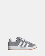 Campus 00s Elastic Lace Grade School Grey/White