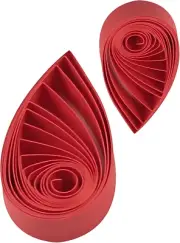 Red Quilling Strips Paper Set 3/5/7/10Mm Solid Color Scarlet Paper Red Craft Ori