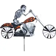Premier Kites Chopper Motorcycle Spinner - Skeleton Wind Spinner