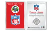 INDIANAPOLIS COLTS NFL Helmet JFK Half Dollar Coin w/ NFL Display Case LICENSED