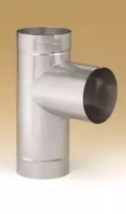 HeatFab 7" STAINLESS STEEL Liner Tee with Fixed Take-Off 4716SS