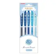 ZEBRA Gel Ballpoint Pen Sarasa Clip 0.5mm Flower Bouquet Nemo Fira 5colorset