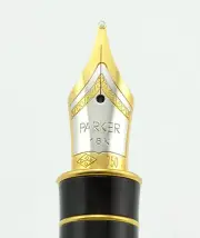 Parker Sonnet Fountain Pen Nib & Feed 18Kt Gold 2 Tone Fine Pt Nib New