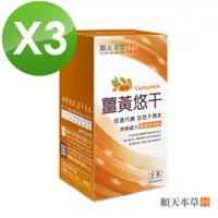 在飛比找PChome24h購物優惠-順天本草【薑黃悠干膠囊】3盒組 (30顆/盒X3)