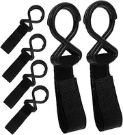 VICASKY 6Pcs Stroller Hooks for Diaper Bags Multi Functional Hanging Hooks with Durable Stroller Accessories for Easy Organization and Convenience