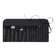 e.l.f. Ultimate Makeup Brush Set & Travel Roll, 17-Piece Brush Kit, Brushes F...