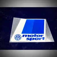 在飛比找蝦皮購物優惠-VW 福斯 VW MOTOR SPORT 反光貼紙 R36 