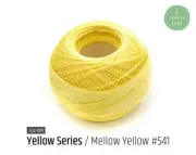 Cotton Thread Size #40 - Mellow Yellow #541 - Yellow Series - VENUS Cr...
