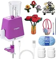 i Cord Knitting Machine, Electric iCord Maker Tool with Adequate Tension, i-Cord Knitter Crochet Machine, Automatic Knitting Yarns to i-Cords, Efficiently DIY Knitting Machine for