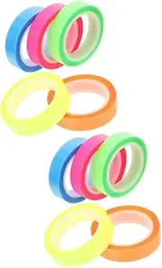 HOODANCOS 2sets Highlighter Tape Removable Book Tabs for Annotation Adhesive Sentence Highlight Tapes for School Office for Reading 5rolls*2