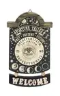 Fortune Teller Halloween Sign Black Metaphysical Fall Sign Plaque Wooden 18"