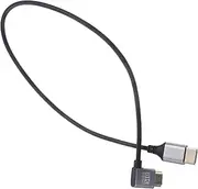 Hoement High .1 Cable 8K Video Cord TV Adapter Right-Angled Monitor Connector Wire for Laptop