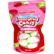Sweet Craze Strawberry Freeze Dried Candy 50g