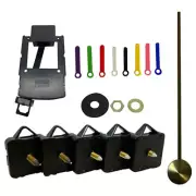 New Quartz Complete Pendulum Clock Drive Unit Movement Mechanism Plastic Hands