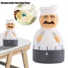 Kitchen Timer Egg Chef Shaped Kitchen Cooking Timer Mechanical Alarm 60 Min AU