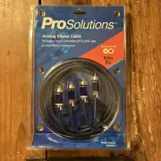 PROSOLUTIONS ANALOG STEREO RCA CABLE 6.6 FEET 2m / PSG–A1