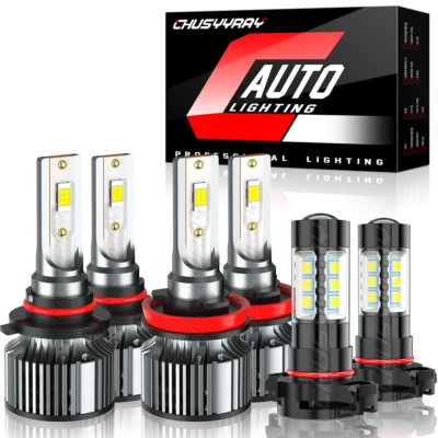 Blanco 6000K para For 2007-2013 GMC Sierra 1500 Combo LED faro niebla bombillas