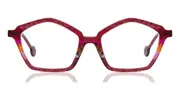 LA Eyeworks Whirly Bird 624 Men's Glasses Red Size 52 - Private Health Rebate - Blue Light Block Available
