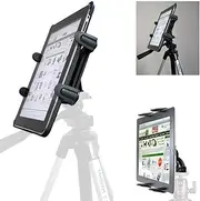 [ChargerCity] Vibration Free 360° Adjust Tripod Mount 1/4-20 Adapter, HDX-Lock Holder for Apple iPad Pro iPad Air Mini Galaxy Tab Surface 7-12-Inch Tablets (Fits All Case)