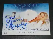 2017 Benchwarmer TIFFANY SELBY Dreamgirls PILLOW TALK Inscribed Auto/2 PLAYBOY