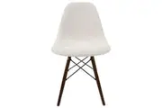 SK Designer Living | Replica Eames DSW Eiffel Chair | Textured Ivory & Walnut