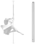 750mm Chrome Extension for 45mm Dance Pole Fitness Spinning Exercise Silver