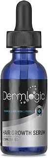Hair Growth Serum-Extra Strength DHT Blocker - Stimulates & Repairs New Follicle Regrowth. Grow Stronger, Thicker, Fuller, Longer, Healthier Hair. For Men & Women with No Side Effects.