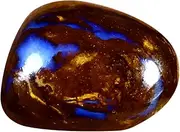 [Deluxe Gems] 2.75 ct Fancy Shape (10 x 8 mm) Multi Color Australian Koroit Boulder Opal Natural Loose Gemstone, gemstone, Boulder Opal