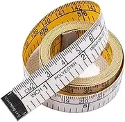 Soft Tape Measure 60in Soft Sewing Ruler Meter Sewing Tape Measure Body Clothes Ruler Sewing Kits(Yellow)