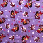 【米倉】「紫底猴子DORA朵拉」短毛絨面/刷毛卡通印花布/不織布/布料.拼布.製包.布毯.床包.抱枕.手作創意