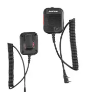 PTT Waterproof Speaker Microphone Handheld Walkie Talkie For UV5R BF888S UV82