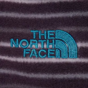 The North Face 男 刷毛套頭衫《深茄紫條紋》CUN0/保暖/高領/休閒 (8.5折)