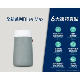 【Blueair】抗PM2.5過敏原空氣清淨機 Blue Max 3350i空氣清淨機 18坪(3332111100)