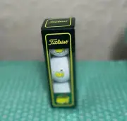 2007 The Master’s Augusta Sleeve Of 3 Titleist NXT Golf Balls Unused In Box