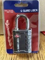 Sure Lock Travel Sentry, TRAVEL LOCK, TSA17067 Grey