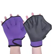 Swimming Gloves for Men,Webbed Gloves Aquatic Mittens | Rubber Mittens Diving Gear for Helping Upper Body Resistant, Water Resistant Training