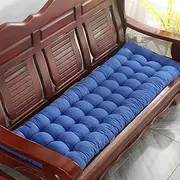 Thick Sun Lounger Cushion for Patio Chair Portable Seat Cushion for Sofa Bench Relax Lounger Mattress for Blue 48 X 152 Cm (19 X 60 Inch)
