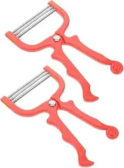 Mikinona 2pcs Facial Hair Remover: Spring Eyebrow Face Epilator Coil Portable Manual Face Hair Removers Spring Threading Tool For Women Lady