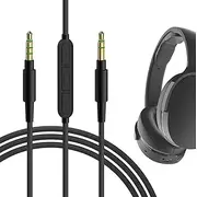 Geekria Audio Cable with Mic Compatible with Skullcandy Hesh Evo Hesh 3 Crusher Evo, 3.5mm Aux Replacement Stereo Cord with Inline Microphone and Volume Control (4 ft/1.2 m)