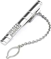[KUHBDIE] Diamond tie Clip Men's tie Clip Set with Diamonds