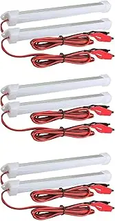 6X 12V Car LED SMD Interior Light Bar Tube Strip Lamp Van Boat Caravan Cold White