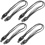 iplusmile Djustable Bungee Cords Hooks 4 Pack for Bikes Motorcycles Luggage Straps Easy Applicati