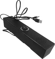 SECFOU Laptop Desktop Computer Speakers Wired Stereo System Subwoofer Gaming Soundbar for Monitor Desktop and Laptop Audio