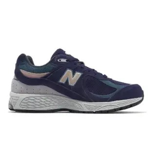 【NEW BALANCE】休閒鞋 2002R 男鞋 藍 灰 復古 麂皮 拼接 運動鞋 NB 紐巴倫(M2002RWC-D)