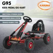 Kahuna G95 Kids Ride On Pedal-Powered Go Kart - Red